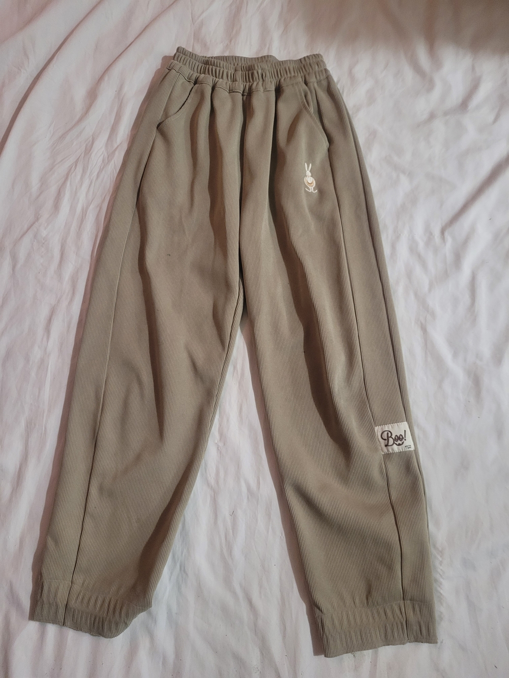 Essentials Men's Olive Green Relaxed Jogger Pants
